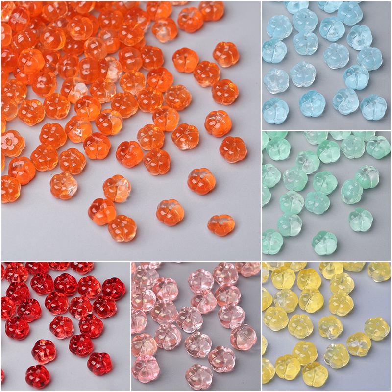 5 trái bí ngô nhỏ 8*10mm nguyên liệu làm trâm làm trang sức cố trang cosplay cổ phục