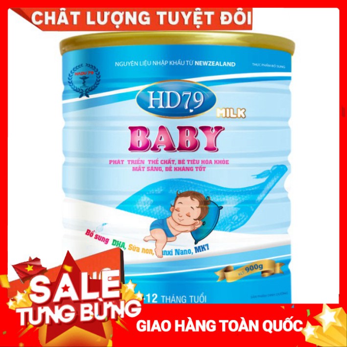 [100% CHÍNH HÃNG] Sữa Cho Bé - Sữa HD79 MILK – BABY 900g
