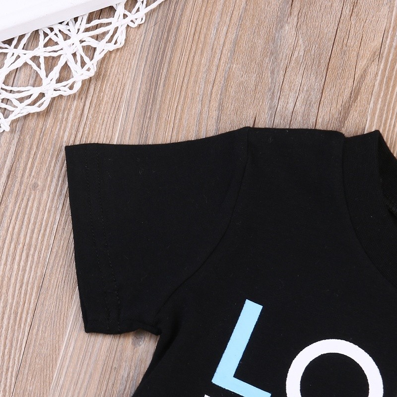 Áo Thun Cotton Tay Ngắn Cho Bé Gái