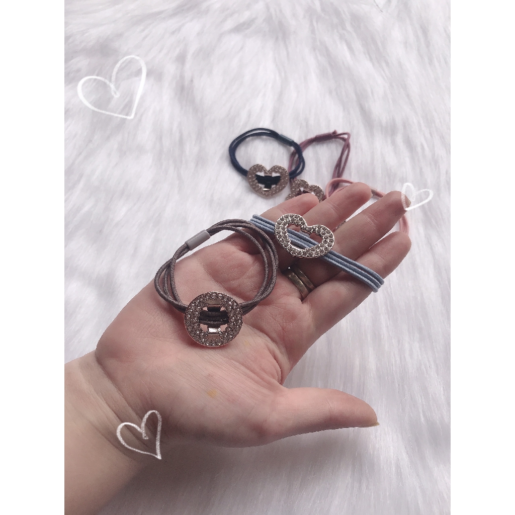 Dây Buộc Tóc Phối Hoạ Tiết Siêu Đẹp, Siêu Bền