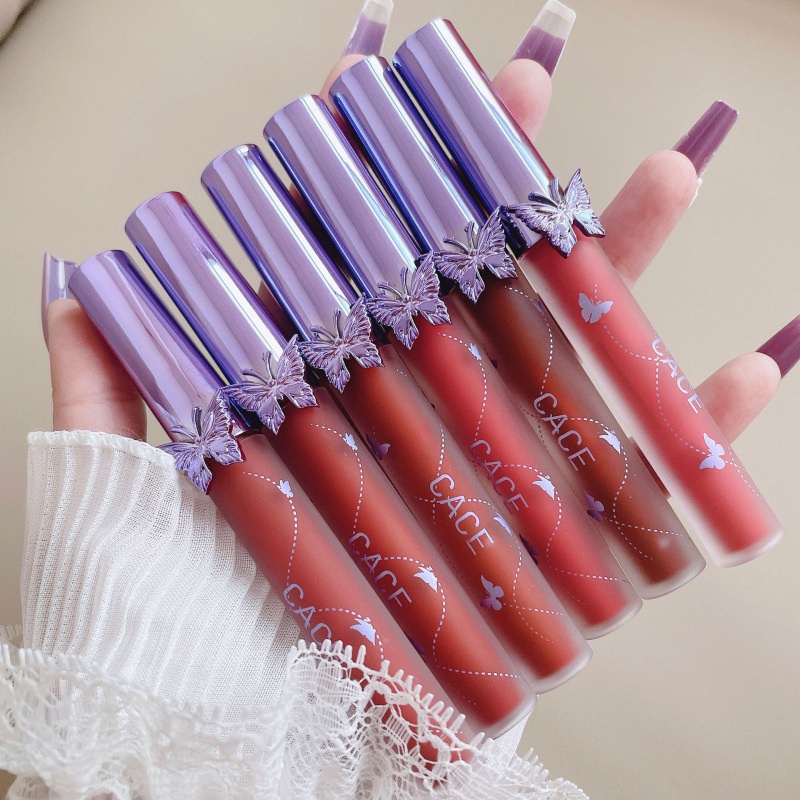 Son Môi Lì Mịn Mượt Như Nhung Tự Nhiên Thiết Kế Hình Bướm Cho Học Sinh