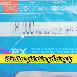 Băng vệ sinh KOTEX ✅Siêu mỏng ✅Không cánh (8 miếng x 23 cm)
