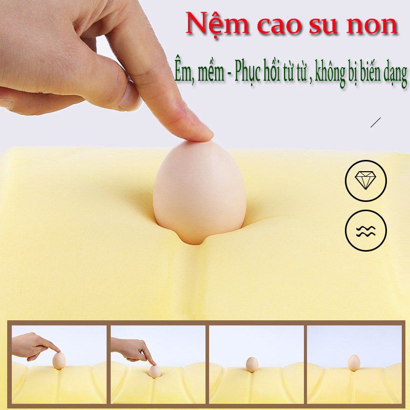 Gối tựa cao su non chất lượng châu âu cho vẻ sang trọng của xế yêu