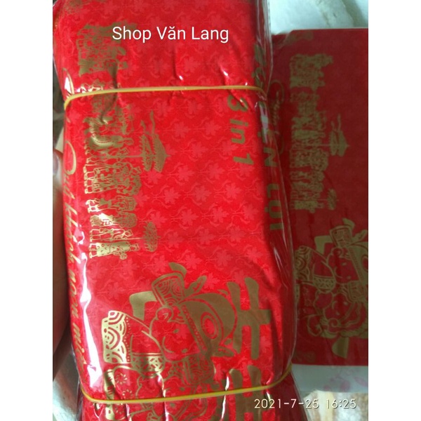 Sét đũa 3 in 1 dùng cho đám cưới gồm 6 đôi đũa tre - tăm - giấy ăn