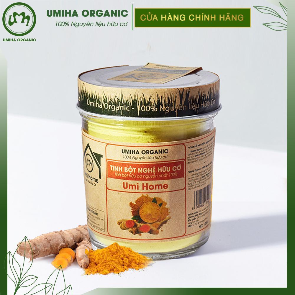 Tinh bột Nghệ hữu cơ UMIHOME nguyên chất 135G uống giảm cân, lưu thông máu, giảm đau dạ dày, kích thích tiêu hóa
