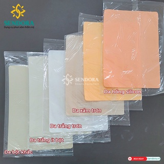 5 miếng Da giả học phun xăm, tập xăm, da bột điêu khắc