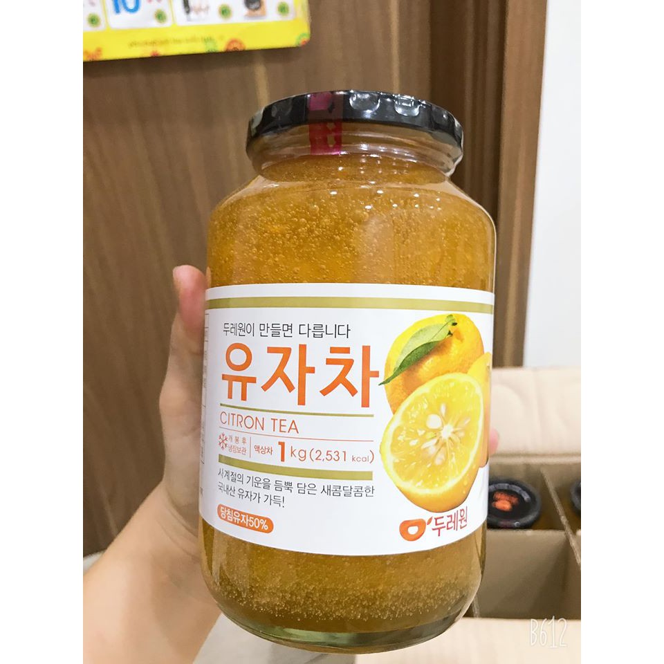 MẬT ONG CHANH HÀN QUỐC HŨ 1KG DATE T3/2023