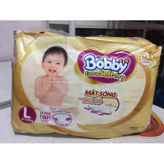 Tã/Bỉm dán Bobby Extra Soft Dry M34, L30,XL27