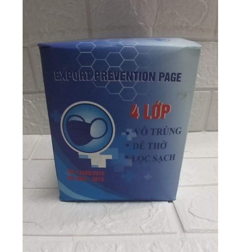 KHẨU TRANG Y TẾ 4 LỚP HỘP 50 Cái