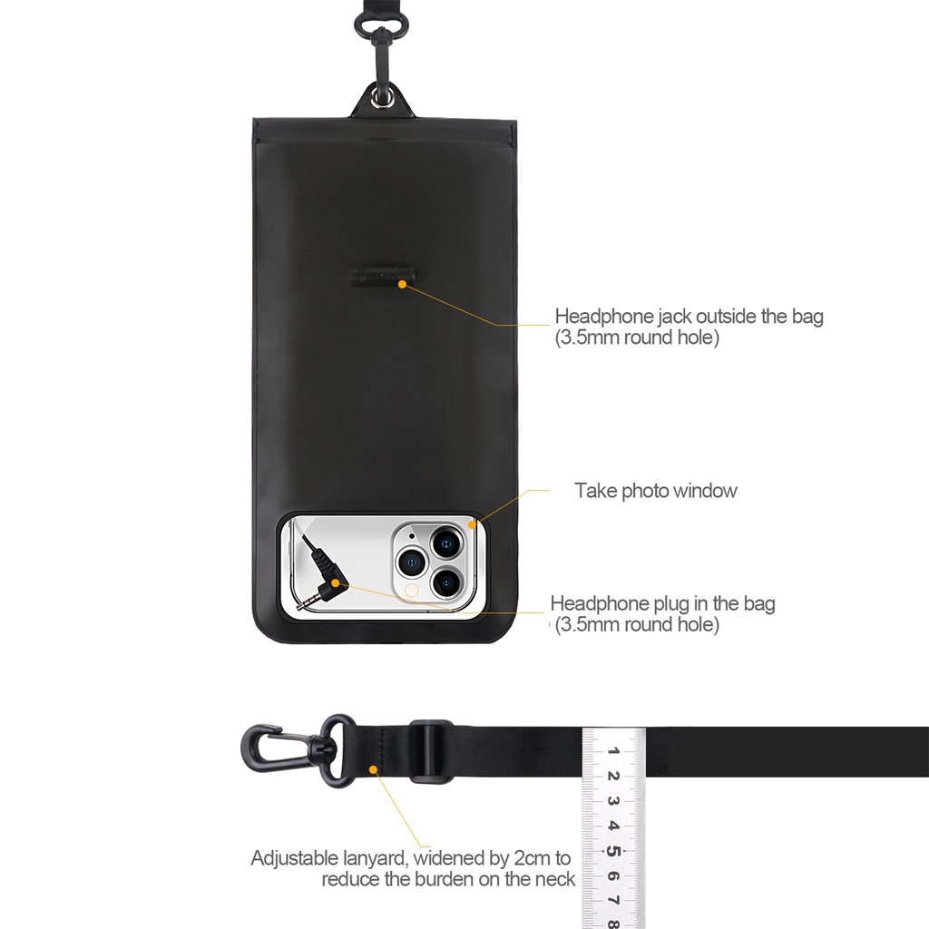 1 Túi Đựng Điện Thoại Đi Bơi Chống Nước