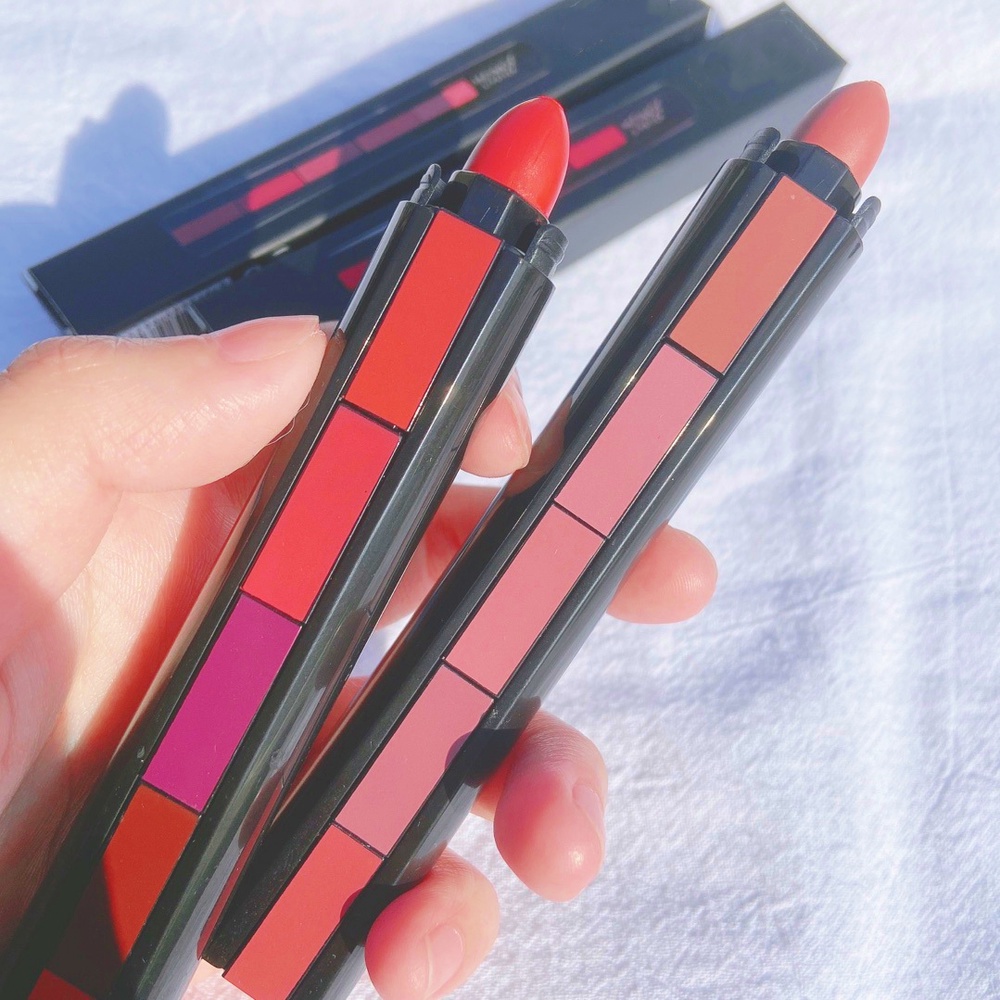 Son Môi 5 Trong 1 Lâu Trôi Không Thấm Nước Mềm Mượt Chống Dính Ly