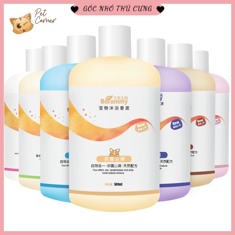 Sữa tắm cho chó mèo Borammy 500ml