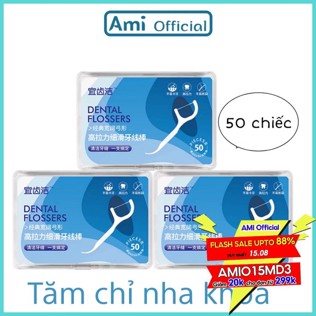 Tăm chỉ nha khoa  đảm bảo an toàn răng miệng - amiofficial