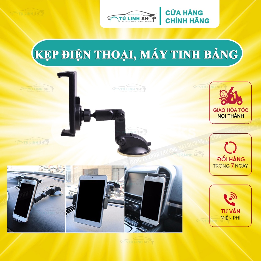 Kẹp điện thoại + máy tính bảng hút kính mẫu 2 | BigBuy360 - bigbuy360.vn