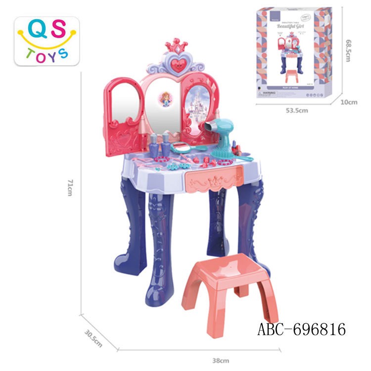 Bàn trang điểm đồ chơi cho bé 2 cửa