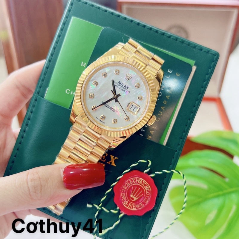 Đồng Hồ Rolex Cơ Nam Size 41mm - Máy Cơ Thuỵ Sĩ - Bảo Hành 3 năm