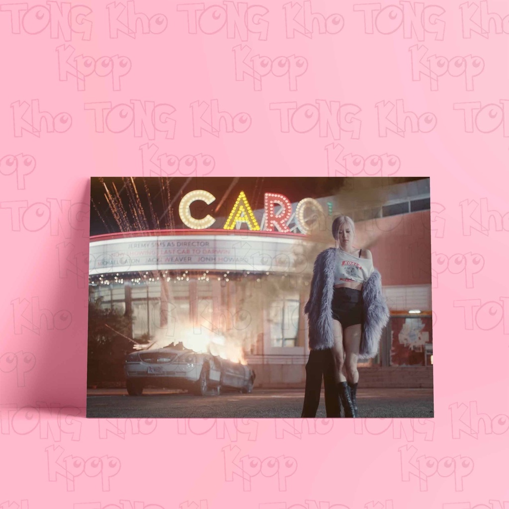 Tấm Poster cao cấp giấy 260gsm in hình ROSÉ  SINGLE ALBUM ảnh đẹp idol Kpop
