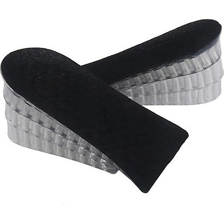 Set 3 miếng độn đế giày tăng chiều cao, lót giày silicon êm chân phù hợp cho cả nam và nữ