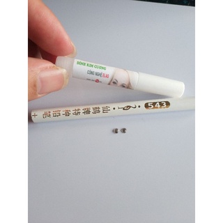 Combo đá đính răng 2 viên + keo gắn đá + bút