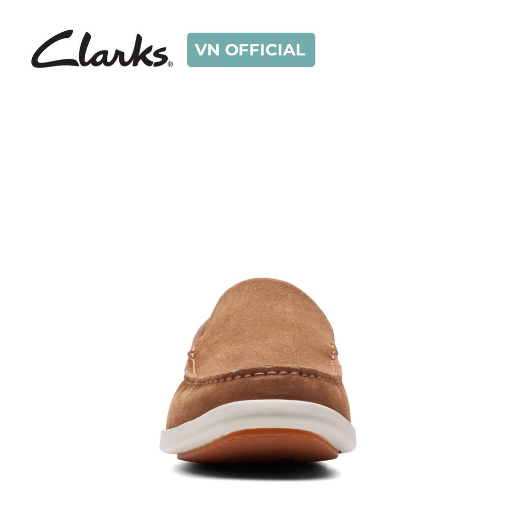Giày Lười Nam CLARKS Ferius Creek Màu Nâu