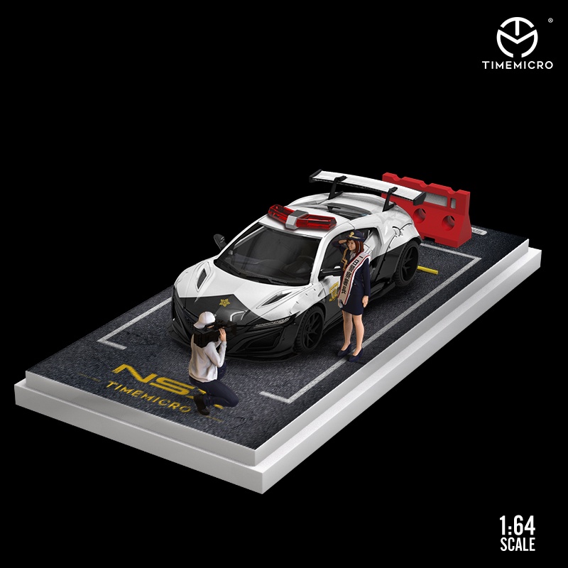 Mô Hình Xe Cảnh Sát Honda NSX Mazda RX-7 Tỉ Lệ 1: 64