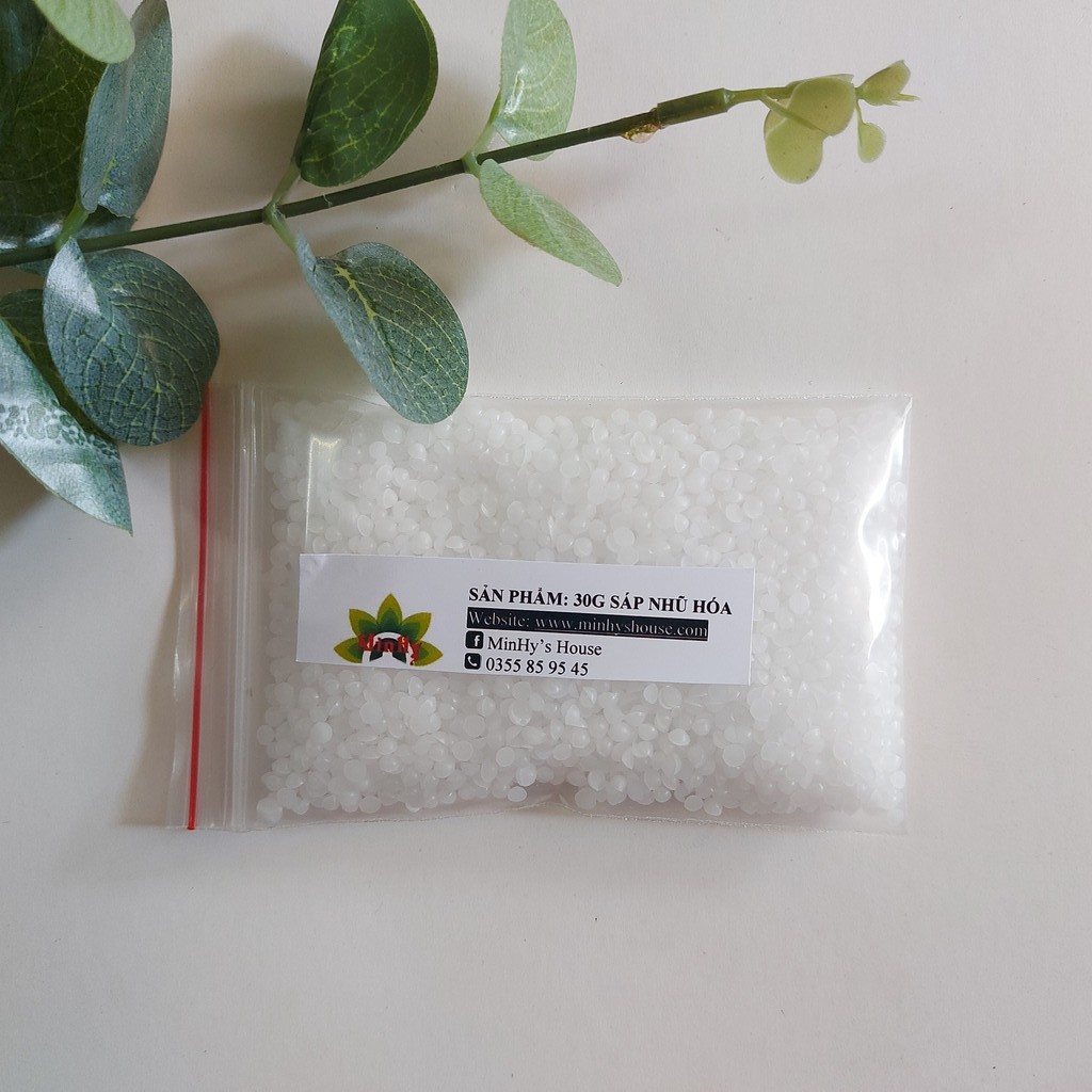 Sáp nhũ hóa mềm mượt Mỹ_Smoothy Emulsifiers wax_Nguyên liệu làm mỹ phẩm handmade