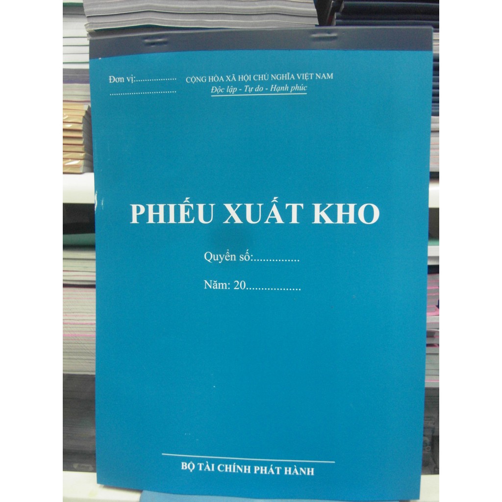 PHIẾU XUẤT KHO - NHẬP KHO A4 2 LIÊN LOẠI DÀY