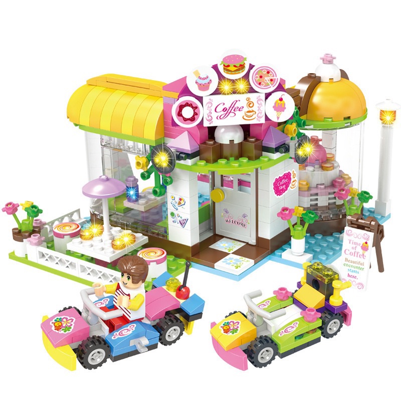 Bộ Xếp Hình Lắp Ráp Ngôi Nhà Trên Cây TREE HOUSE - Tiệm Coffe HOUSE