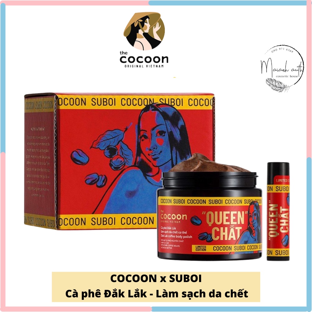 [Cocoon x Suboi x Queen Chất] Tẩy Da Chết Chiết Xuất Cà Phê Đắk Lắk The Cocoon