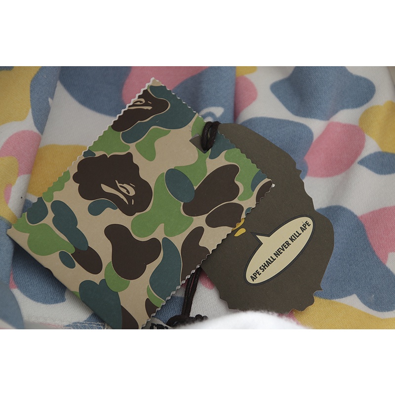 ❤❀  ❤ Bape Áo Khoác Hoodie Tay Dài In Hình Đầu Cá Mập Họa Tiết Rằn Ri Cá Tính Cho Cặp Đôi