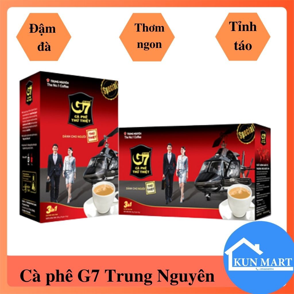 Cà phê Hoà Tan G7 hộp (21 gói x16g)