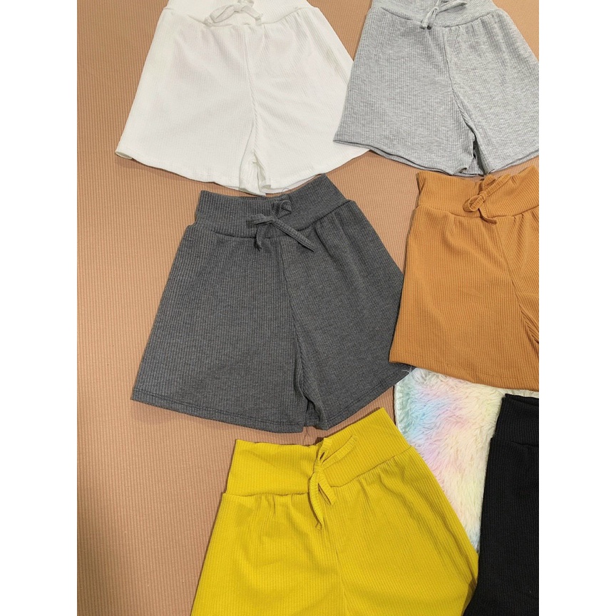 quần thun đùi chất gân đơn giản dễ mặc thl