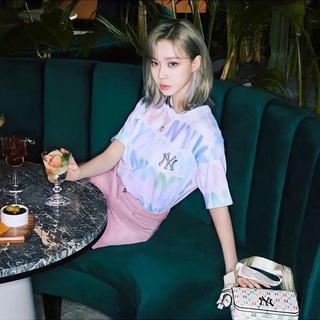 áo MLB NY monogram cầu vồng