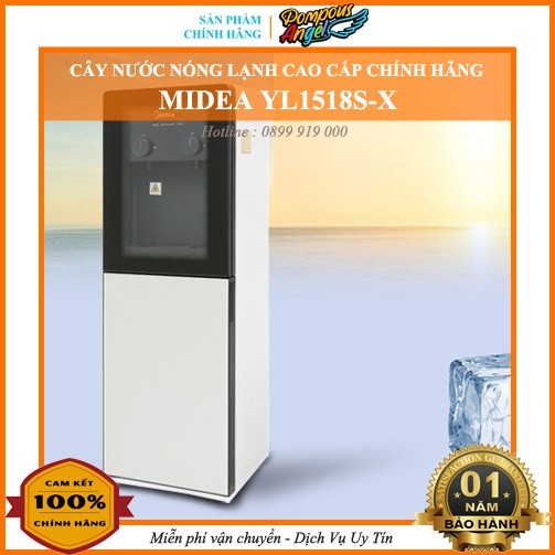 [CHÍNH HÃNG] Cây nước nóng lạnh MIDEA YD1518S-W (W) chính hãng, bảo hành 12 tháng toàn quốc , đổi mới trong 7 ngày
