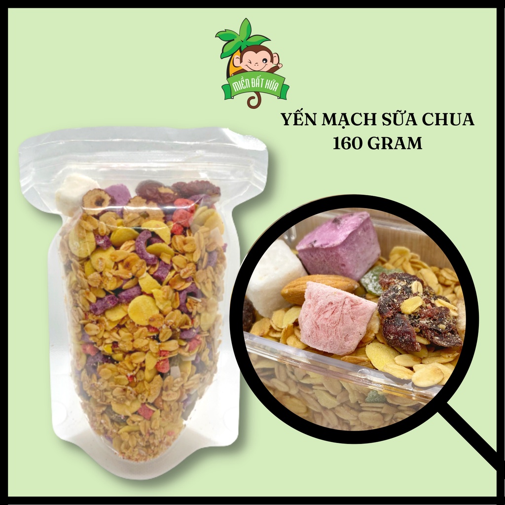Thức ăn cho Hamster - Túi yến mạch sữa chua hỗn hợp 160gram cho hamster