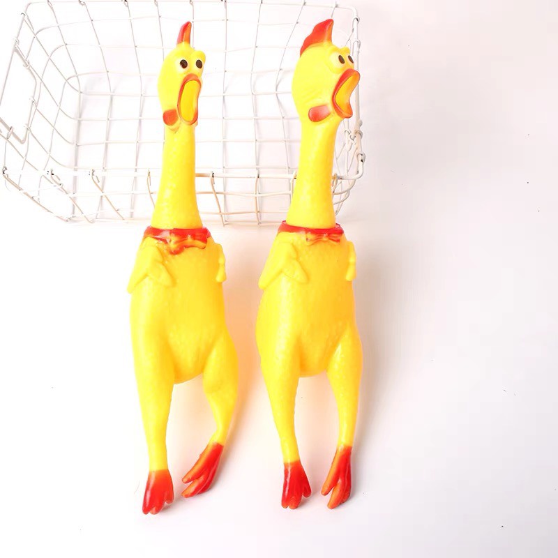 Đồ Chơi Gà A Lử Size Lớn- Gà La Hét Khi Bóp Có Âm Thanh Vui Tai, Ngộ Nghĩnh Cho Bé