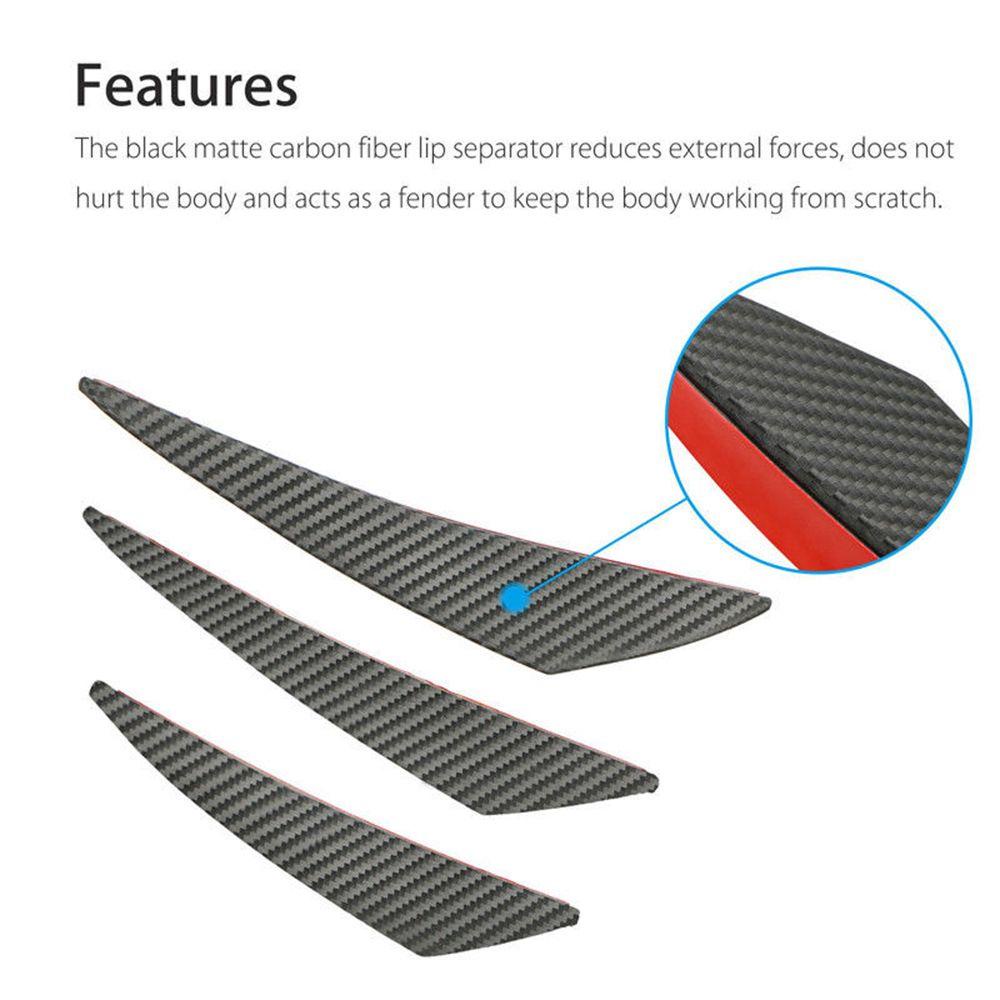 Set 6 Miếng Dán Cản Trước Xe Hơi Chống Va Chạm Tiện Dụng