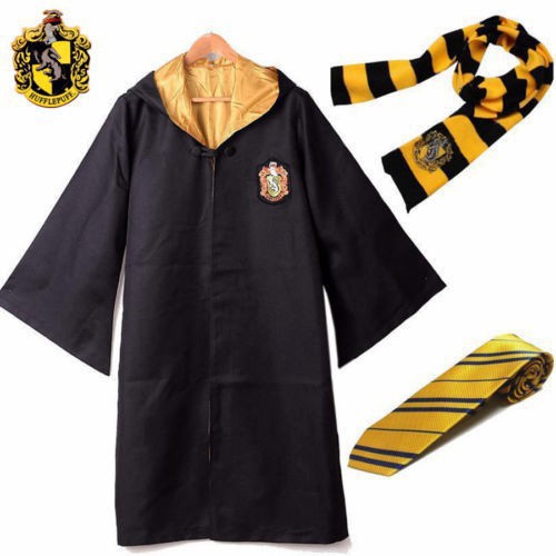 Set Áo Choàng + Cà Vạt + Áo Choàng + Mũ Hóa Trang Harry Potter