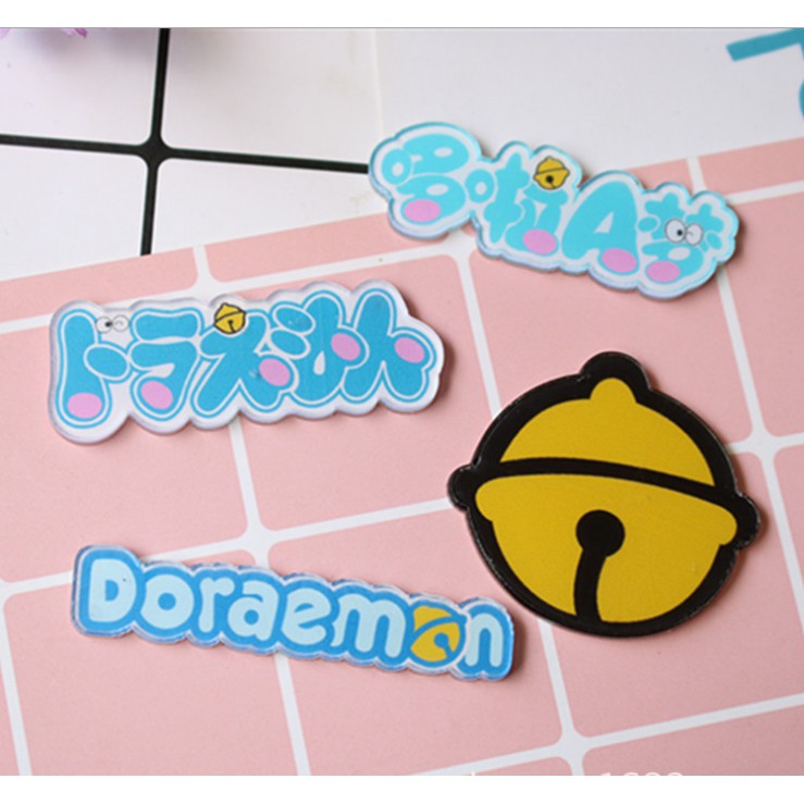 Charm chữ Doraemon cho các bạn trang trí vỏ ốp điện thoại, DIY