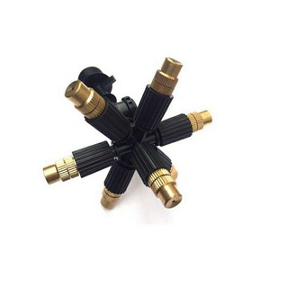 béc phun sương 7 cánh(hướng) ren 21 phun sương tưới cây,  tưới lan,  tưới rau