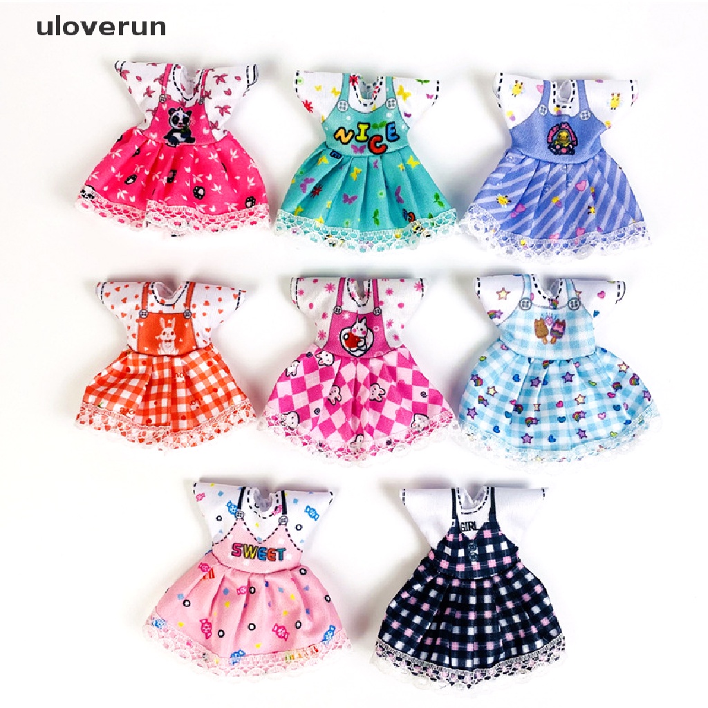 Đầm Xinh Xắn Cho Búp Bê 16cm Tỉ Lệ 1 / 12 BJD Ob11