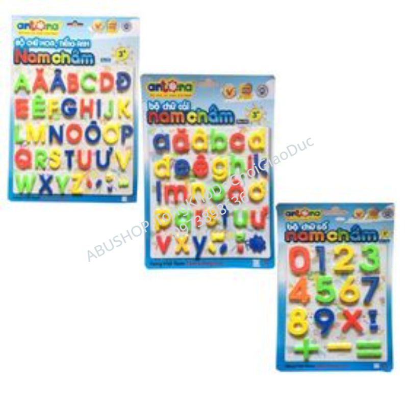 Đồ dùng học tập FREESHIP Bộ chữ số NAM CHÂM chính hãng, Mua combo được giảm thêm 20%[do choi tre em]1
