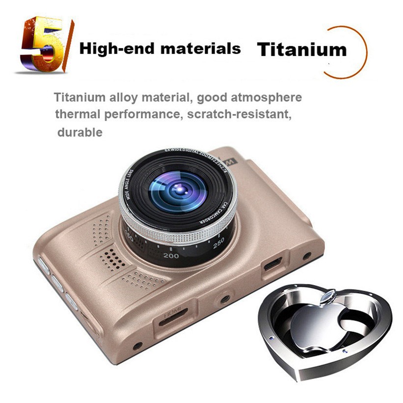 Bộ camera ghi hình tầm nhìn đêm Q7 3"LCD FHD 1080P cho xe ô tô | BigBuy360 - bigbuy360.vn