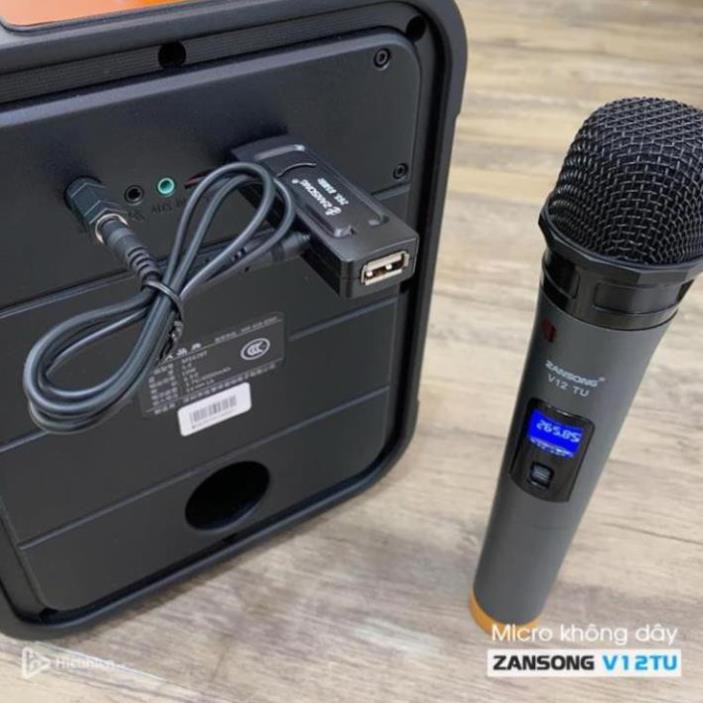 MICRO HÁT KARAOKE KHÔNG DÂY V12 DÀNH CHO LOA VÀ AMLY