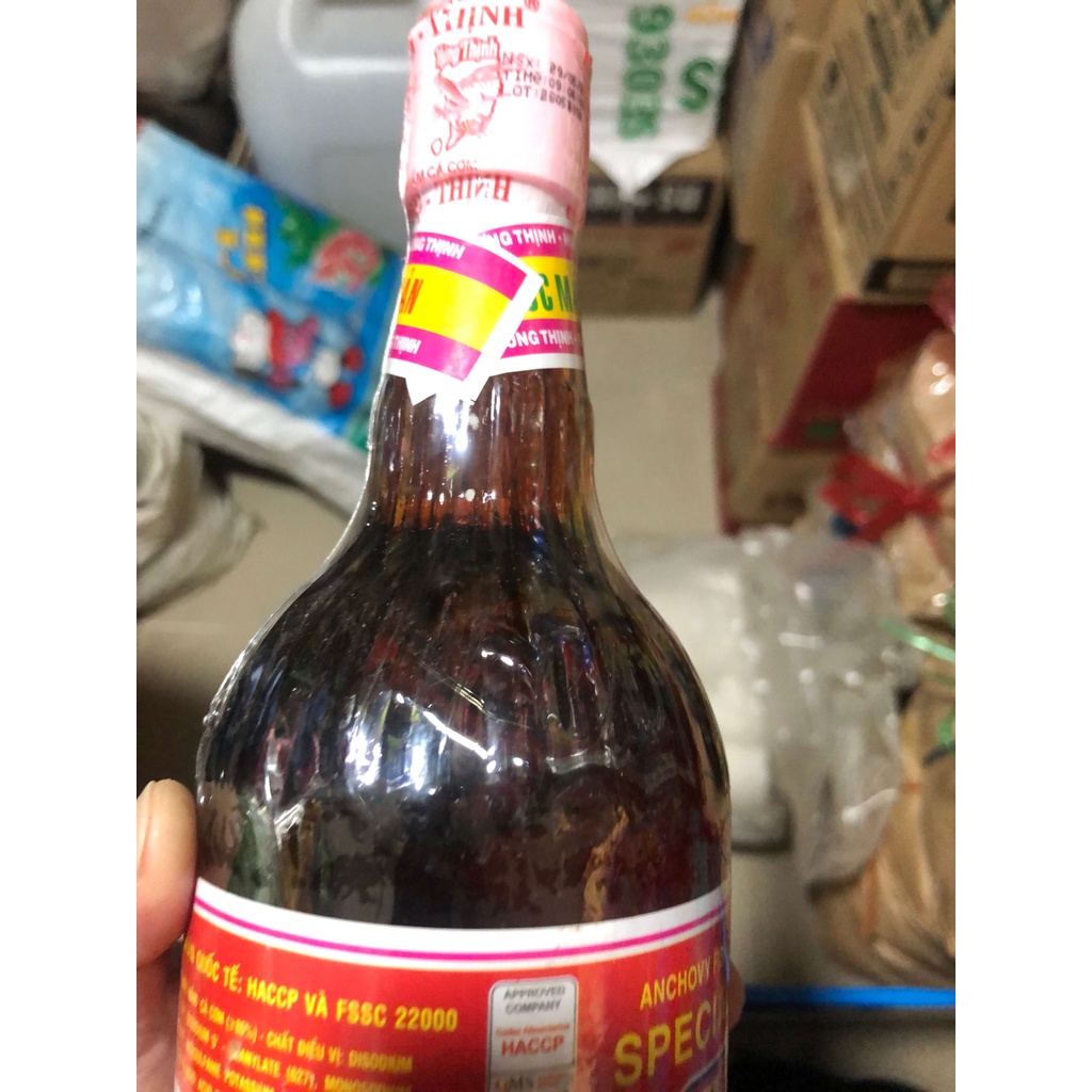 Nước mắm đặc sản Hưng Thịnh loại ngon 40 độ đạm chai 750ml