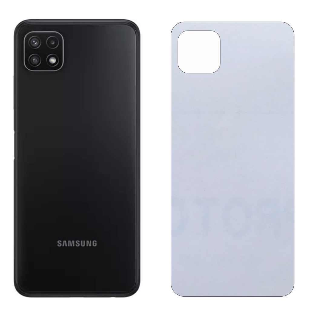 Miếng Dán Lưng Samsung A22 5G Decal Trong Nhám Chống Vân Tay