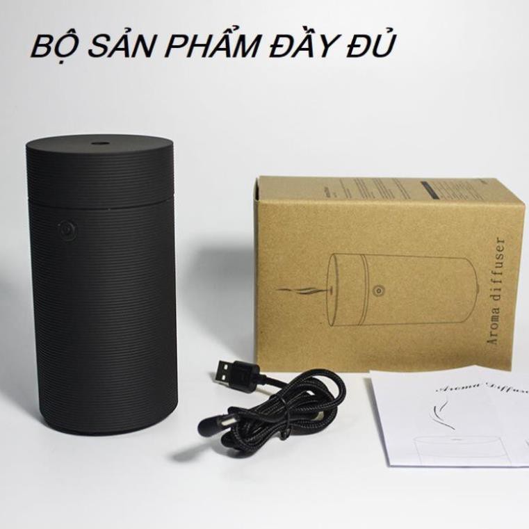 Máy phun sương làm ẩm tỏa hương ô tô phòng điều hòa AROMA DIFFUSER thế hệ mới dùng điện usb🎁Tặng 10ml tinh dầu