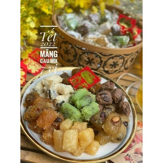 🍒🍈MỨT MÃNG CẦU MIX 7 VỊ 500GR🫐🍎