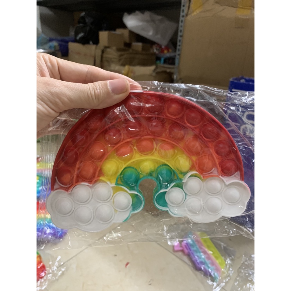 Popit - Đồ chơi giải trí nhấn, bóp bong bóng giải tỏa căng thẳng Pop it