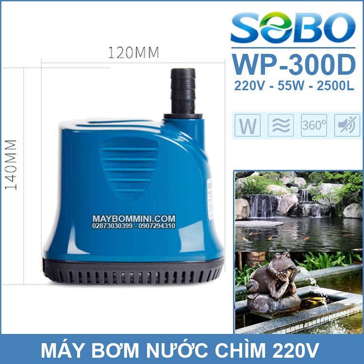 Máy Bơm Chìm 220V Sobo WP-300D